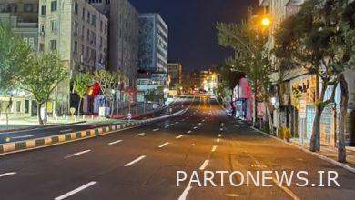 العلامات المحورية المستمرة والمتقطعة على طرق العاصمة