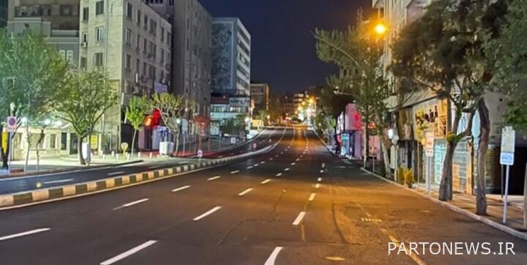 العلامات المحورية المستمرة والمتقطعة على طرق العاصمة