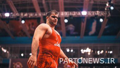Asian Championship Wrestling  Tank Bakhtiari of Iran won the fourth gold