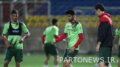 Persepolis practice in rainy weather
