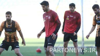 عقد آخر تدريب برسيبوليس قبل الاجتماع مع ملفان
