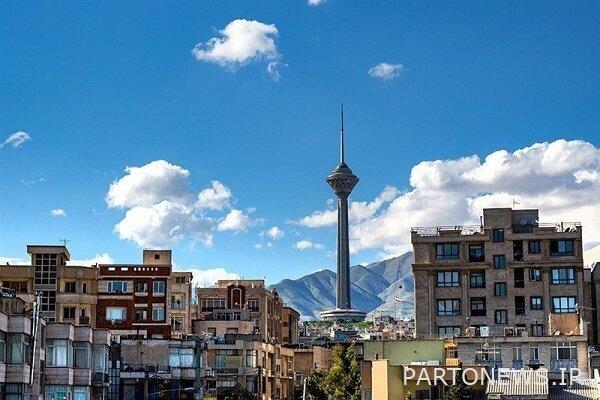 Tehran air quality on April 18, 1402 / Tehran air quality index is 76 and healthy