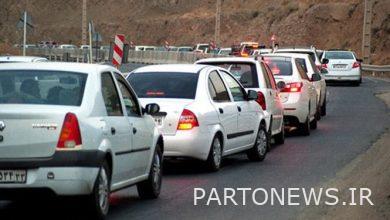 Heavy traffic in Chalus and Haraz/ Road Police: Moving on the dirt shoulder of the road is equal to impounding!