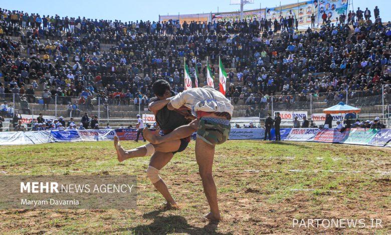 The beginning of wrestling matches with chokheh in the pit of Zainel Khan Esfrain - Mehr news agency  Iran and world's news