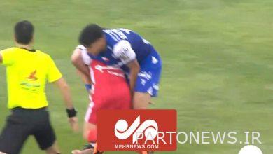 A strange incident in the 100th derby / wrestling fan on Persepolis player - Mehr News Agency |  Iran and world's news