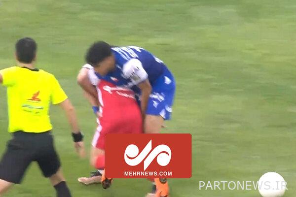 A strange incident in the 100th derby / wrestling fan on Persepolis player - Mehr News Agency |  Iran and world's news