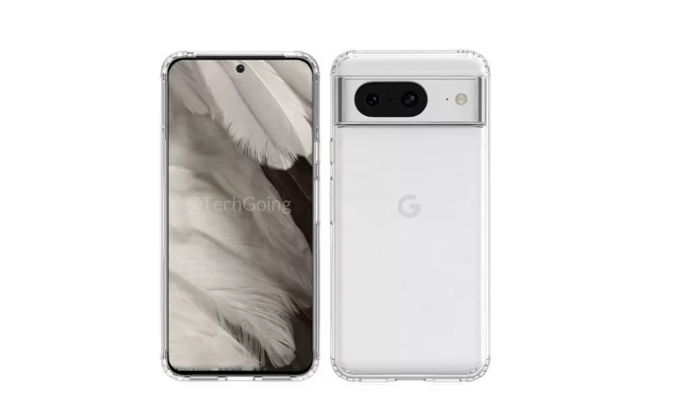 The design of Google Pixel 8 was shown in new renders