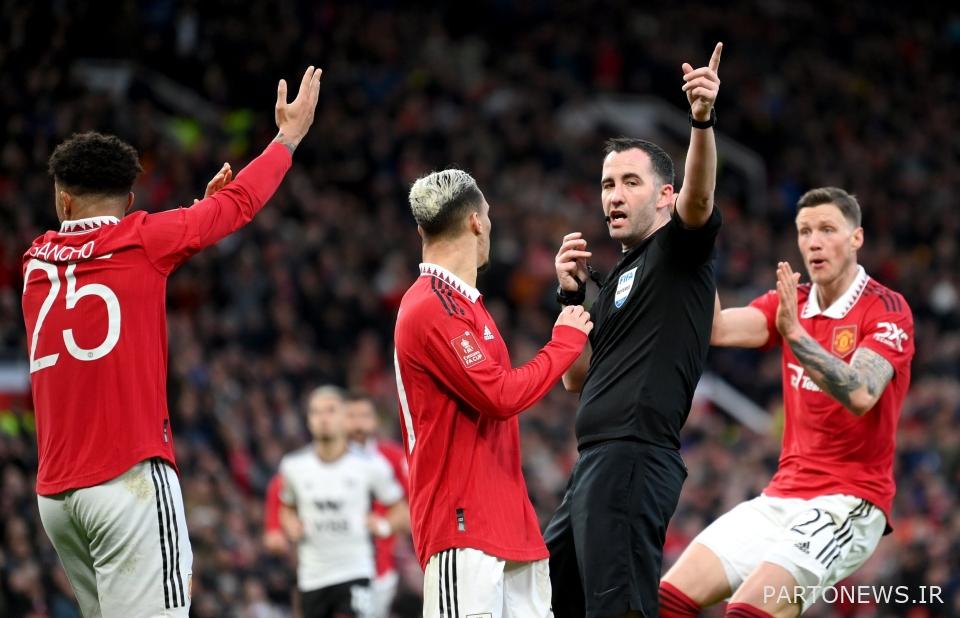 شیاطین سرخ به دلیل ناتوانی در کنترل بازیکنان خود مقابل فولام جریمه شدند