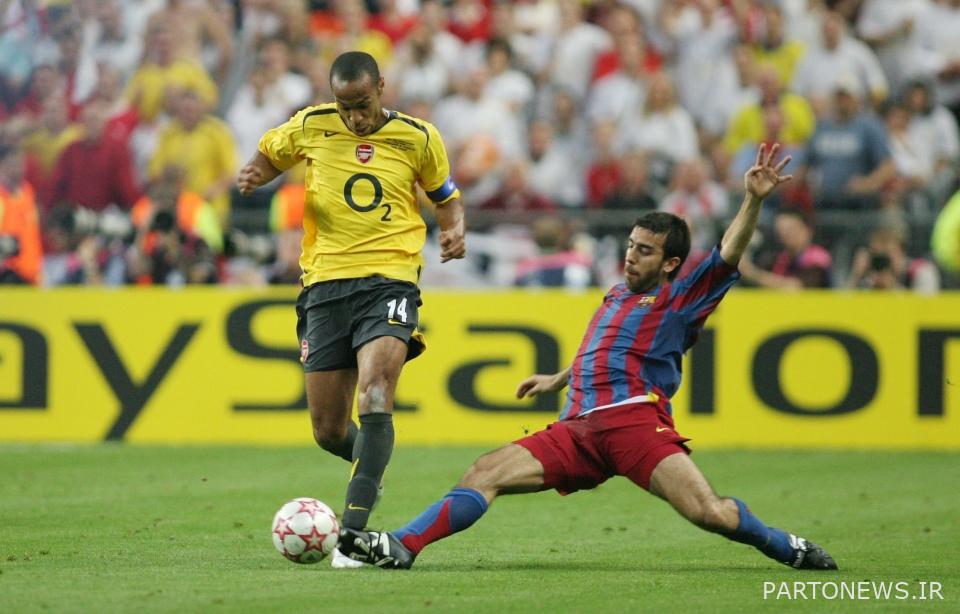 اولگوئر نه تنها مجبور بود در لیگ قهرمانان با هانری برخورد کند