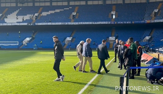 بوهلی بعداً در حال رفتن به رختکن آبی ها دیده شد