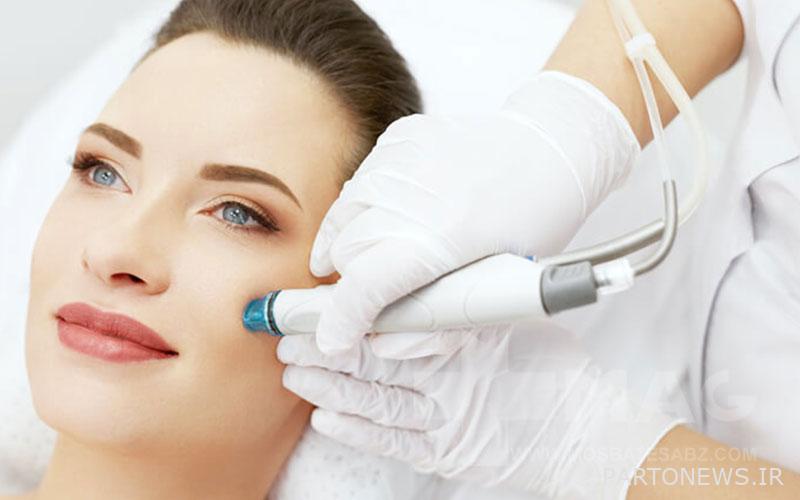 Facial cleansing in the clinic