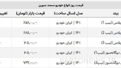 سورن پلاس دوگانه سوز در بازار خودرو چند؟ + جدول قیمت