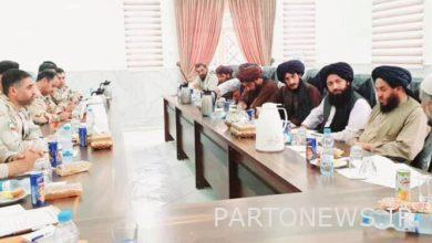 التقى الوفد الحدودي الإيراني وطالبان في هرات