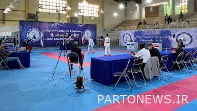 Najafi went to the men's national karate team camp