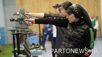 احتلت إيران المركز الثالث في كأس العالم للرماية في باكو
