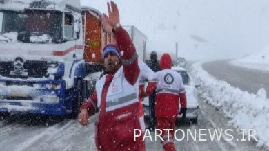 Saving the lives of 120 people trapped in the snow and blizzard of Khalkhal