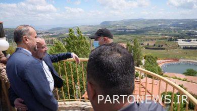 Zionist media's reaction to the presence of "Amir Abdullahian" at the border strip - Mehr news agency Iran and world's news