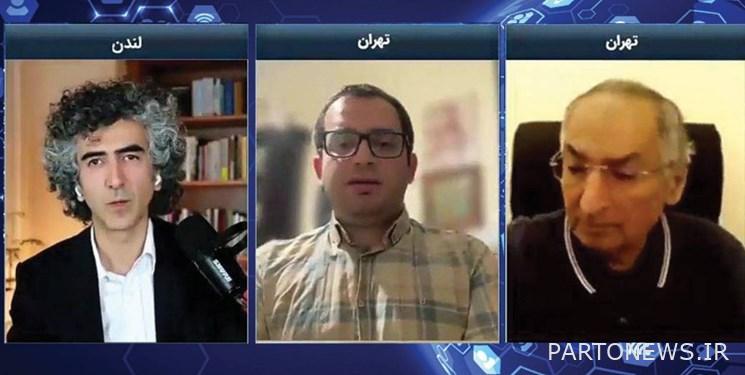 The debate between Alizadeh and Zibakalam about Palestine is broadcast on TV