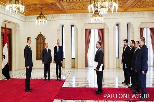 Bashar Assad received the credentials of the Iranian ambassador