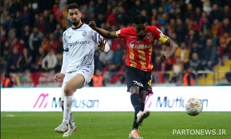 Kayserispor draw with Hosseini and Karimi