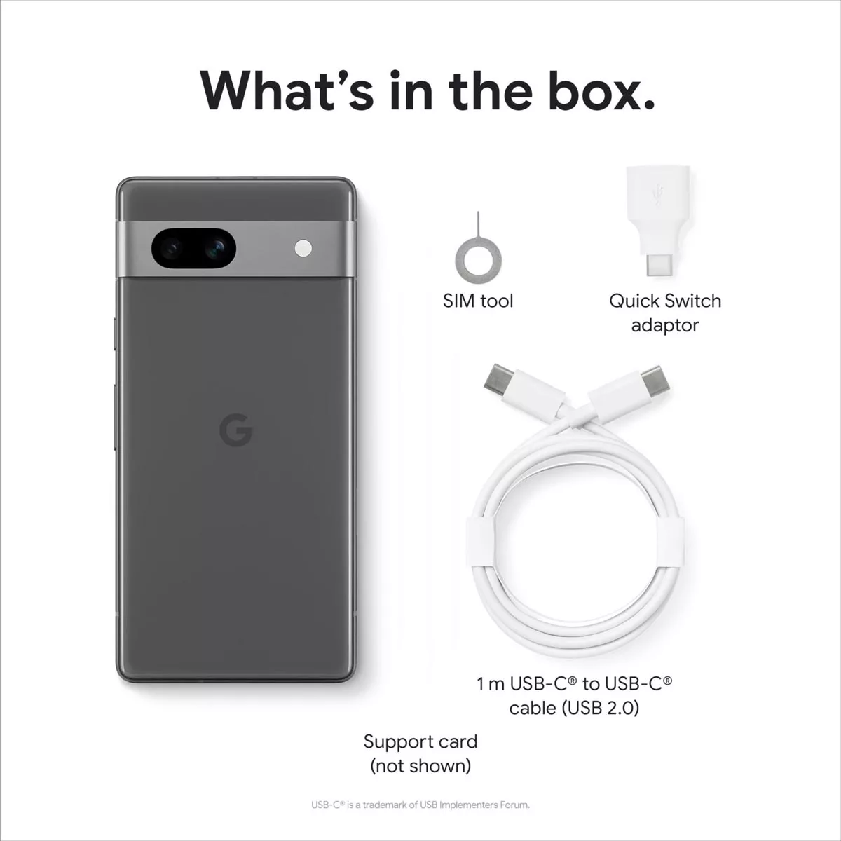محتويات صندوق Pixel 7a