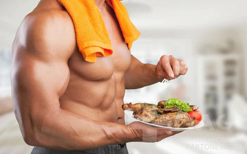 Meat consumption in bodybuilders