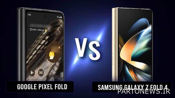 Google Pixel Fold در مقابل Samsung Galaxy Z Fold 4 Google Pixel Fold در مقابل Samsung Galaxy Z Fold 4