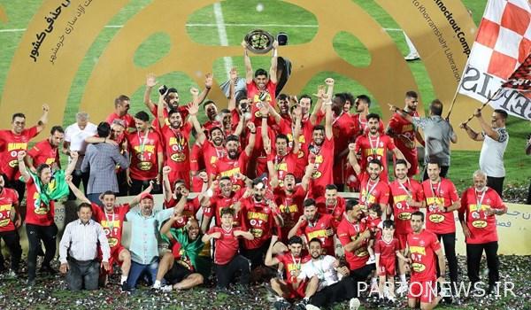 movie | The moment of the championship of Persepolis and raising the cup by Alishah