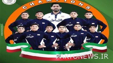 Iran's junior freestyle wrestling team won 10 medals and became the champion of Asia - Mehr news agency  Iran and world's news