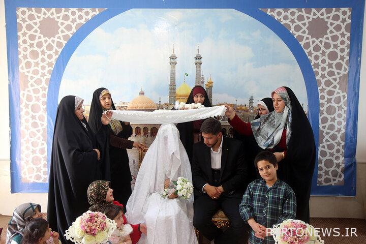 50 heavenly bonds in the marriage room of the Holy Shrine of Hazrat Masoumeh (PBUH)