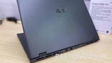 MSI Prestige 16 laptop with Meteor Lake processor shown at Computex