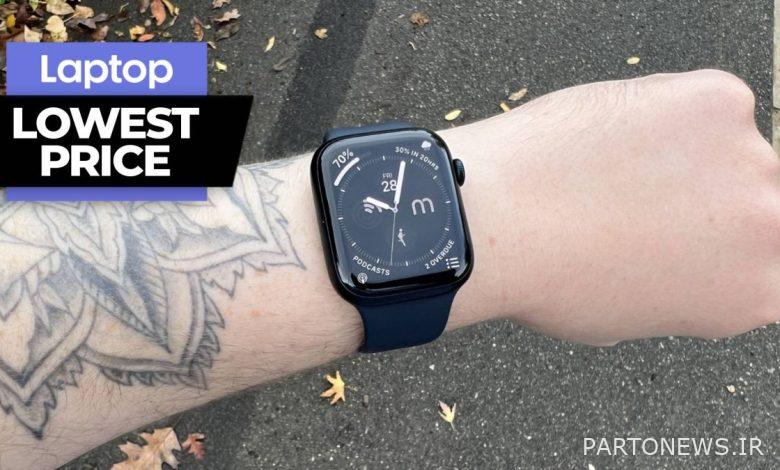 Apple Watch Series 8 smartwatch on wrist