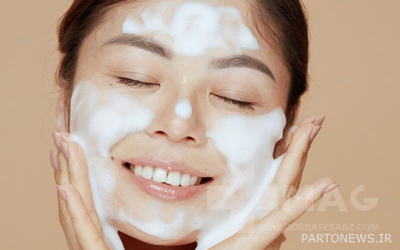 Detergent in skin routine