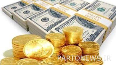 The last price of dollars and coins in Monday's trading