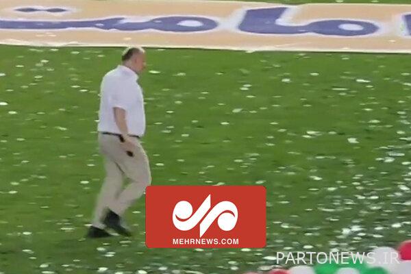 The Syrian referee of the Mahfel program was kicked by the ball - Mehr news agency  Iran and world's news