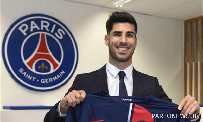 Asensio officially joined Paris Saint-Germain