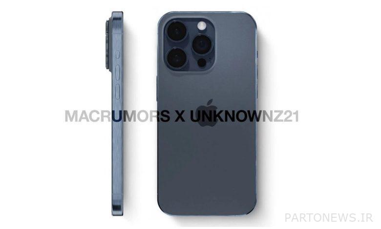 See iPhone 15 Pro in dark blue + photo