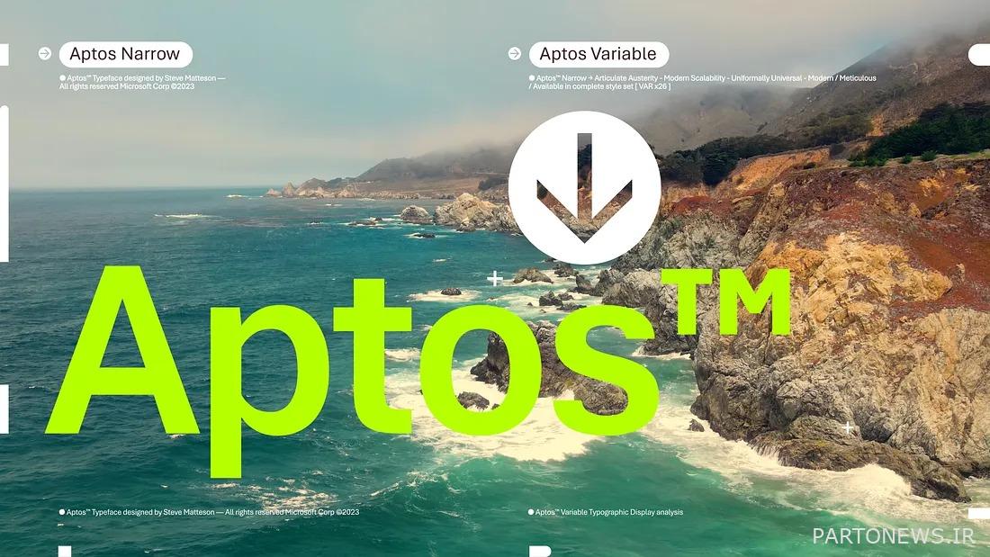 فونت Aptos