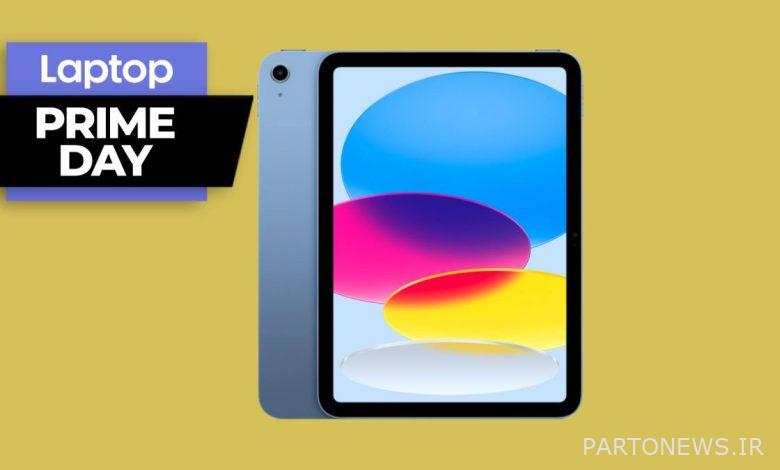 Prime Day iPad deals, iPad 10 against yellow background