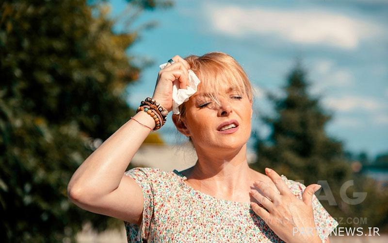Sweating in menopausal women