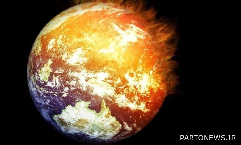 The temperature of the earth's air became a record
