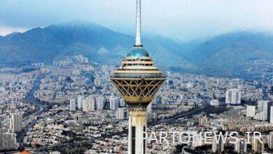جودة الهواء في طهران 23 آب 1402 / طهران مؤشر جودة الهواء 93 وصحي