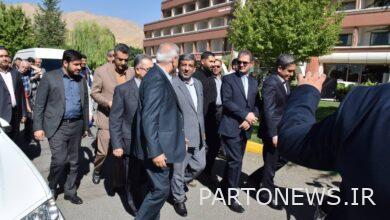 The visit of the Minister of Cultural Heritage to the Shadi 2 Hotel project in Sanandaj