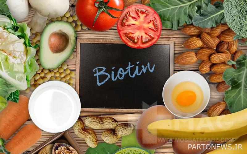 Food sources containing biotin
