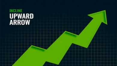 business incline growth upward arrow trend background design 1017 27101