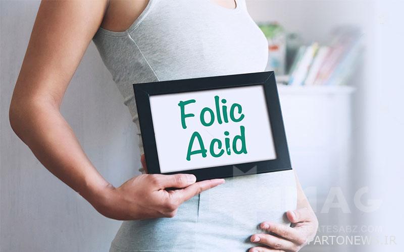 Folic acid intake for women