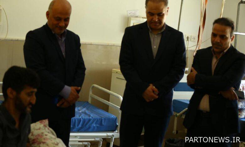 The visit of the senior managers of Day Insurance from the martyrs of Mazandaran province