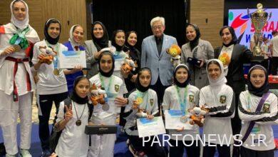 أصبحت فتيات نونهال الإيرانيات للتايكوندو بطلات العالم