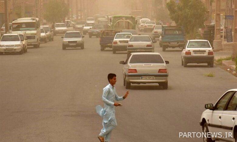 The three eastern provinces of the country are experiencing dust storms