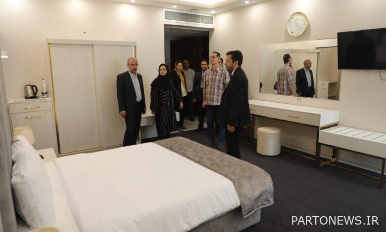 The visit of the director general of supervision and evaluation of tourism services to the accommodation centers of Ardabil